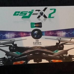 DRONE CSJ-X2 HD CAMERA WIFI VID-PHOTO BLACK
